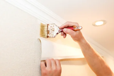 Pose de papier peint à Palhers — revêtements muraux et toiles de verre
